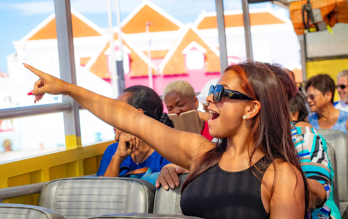 Splashy Amphibious Bus Tour in Curaçao