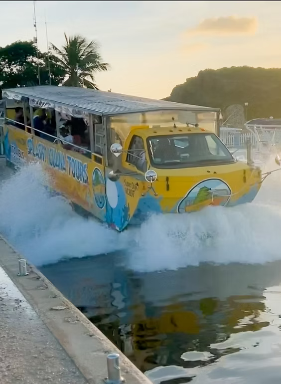 Splashy Amphibious Bus Tour in Curaçao