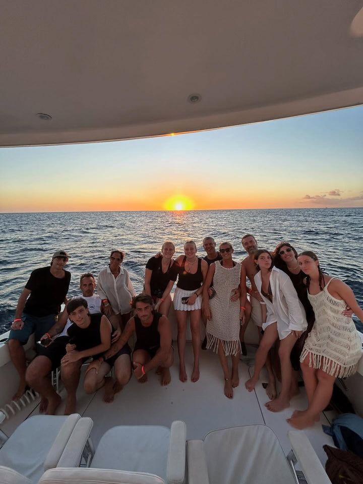 Birthday Private Yacht Sunset Celebration