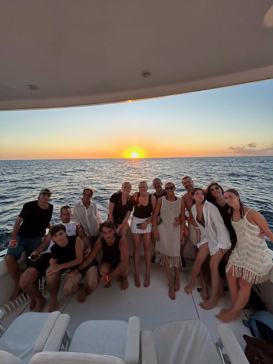 Birthday Private Yacht Sunset Celebration