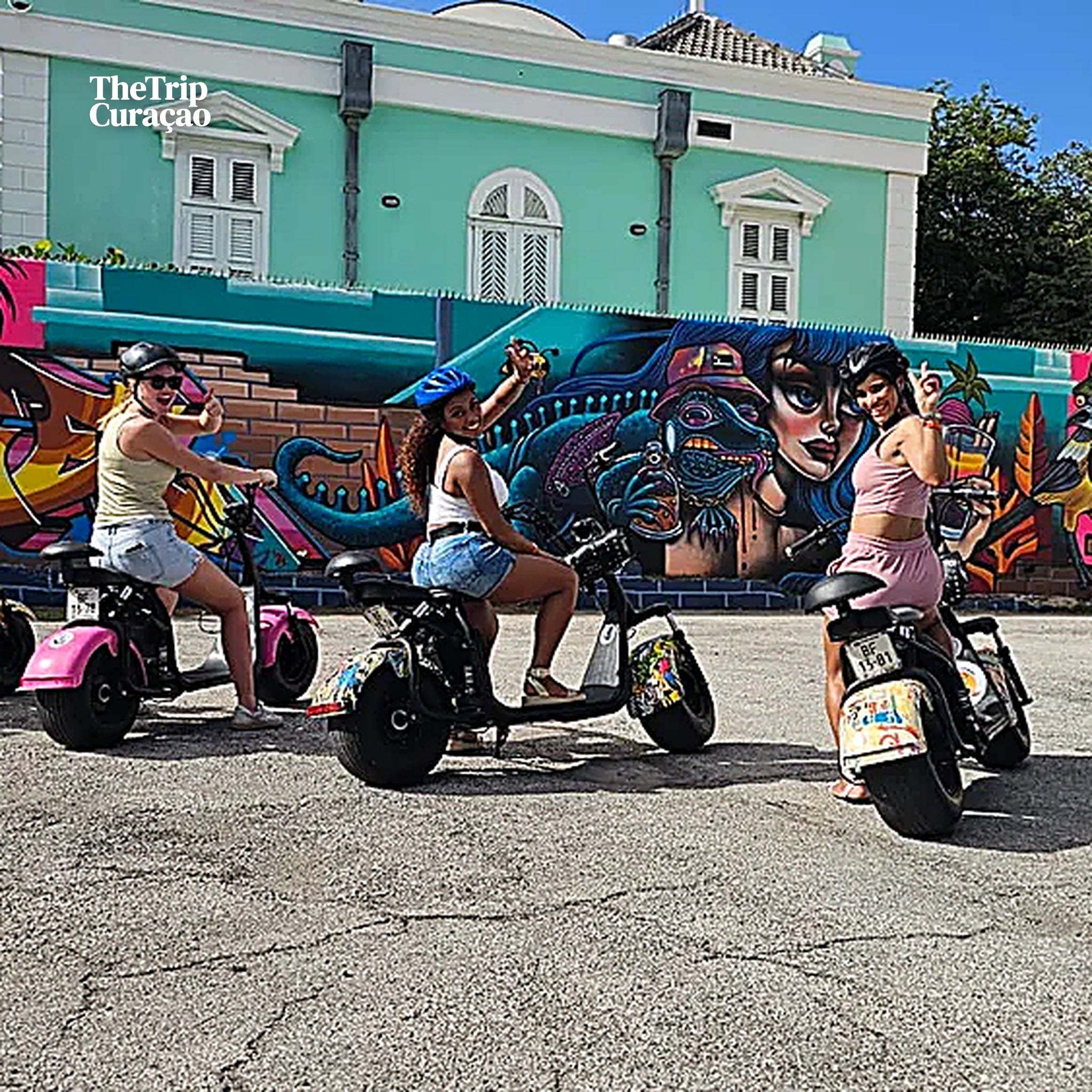 City E-bike Ride Curaçao combo tour