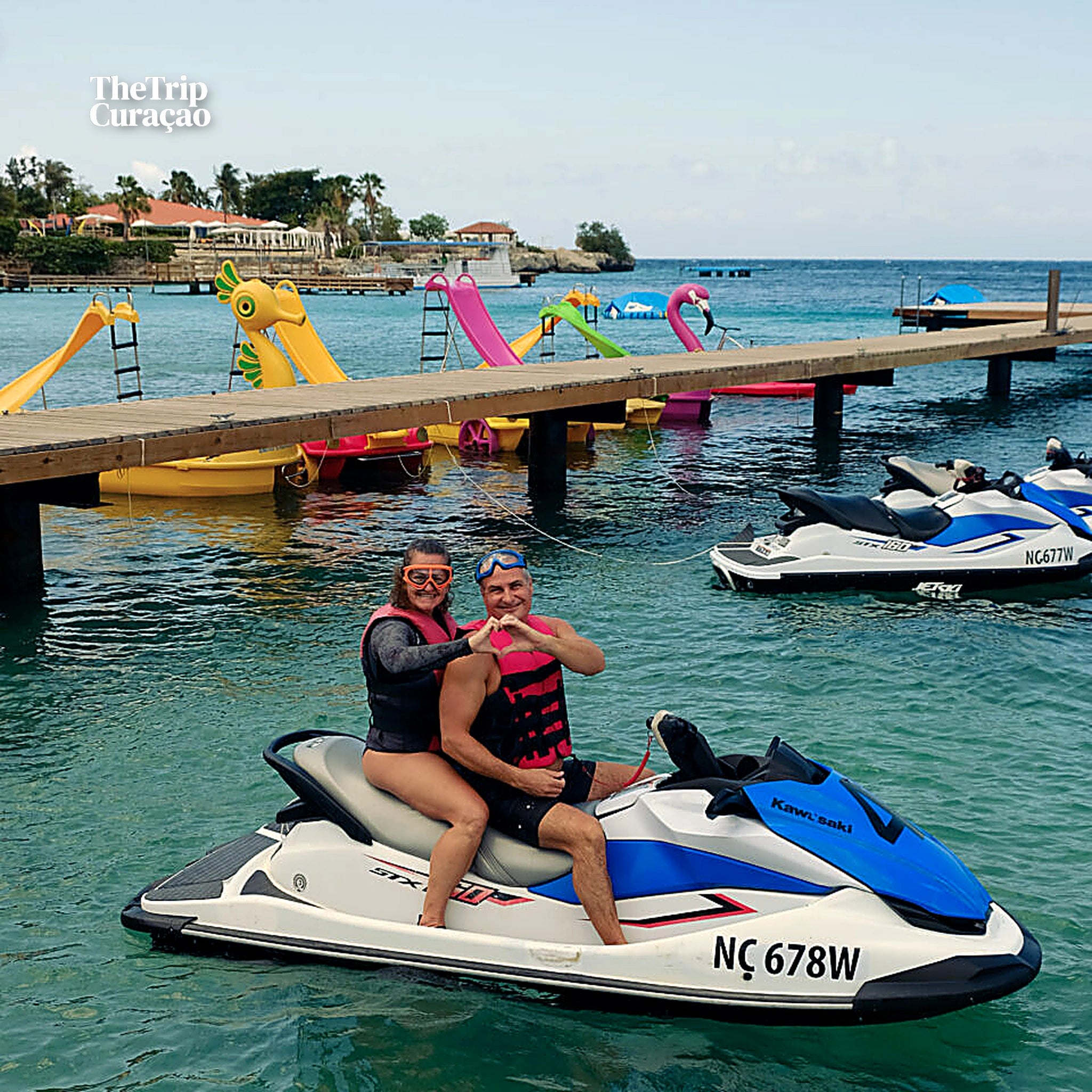 Jet ski rental Piscadera Bay