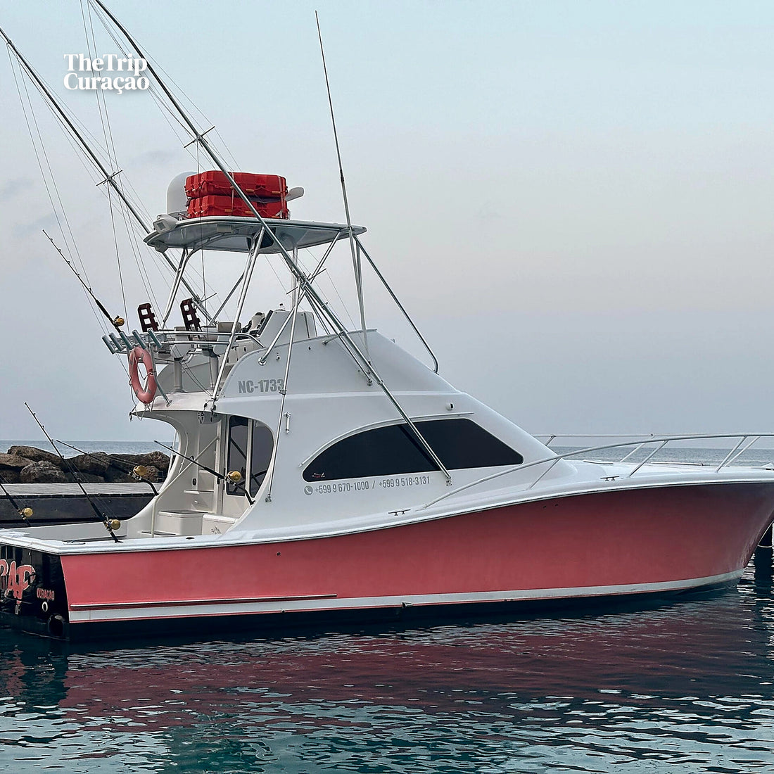 Discover Klein Curaçao with a Private 44’ Luhrs Yacht
