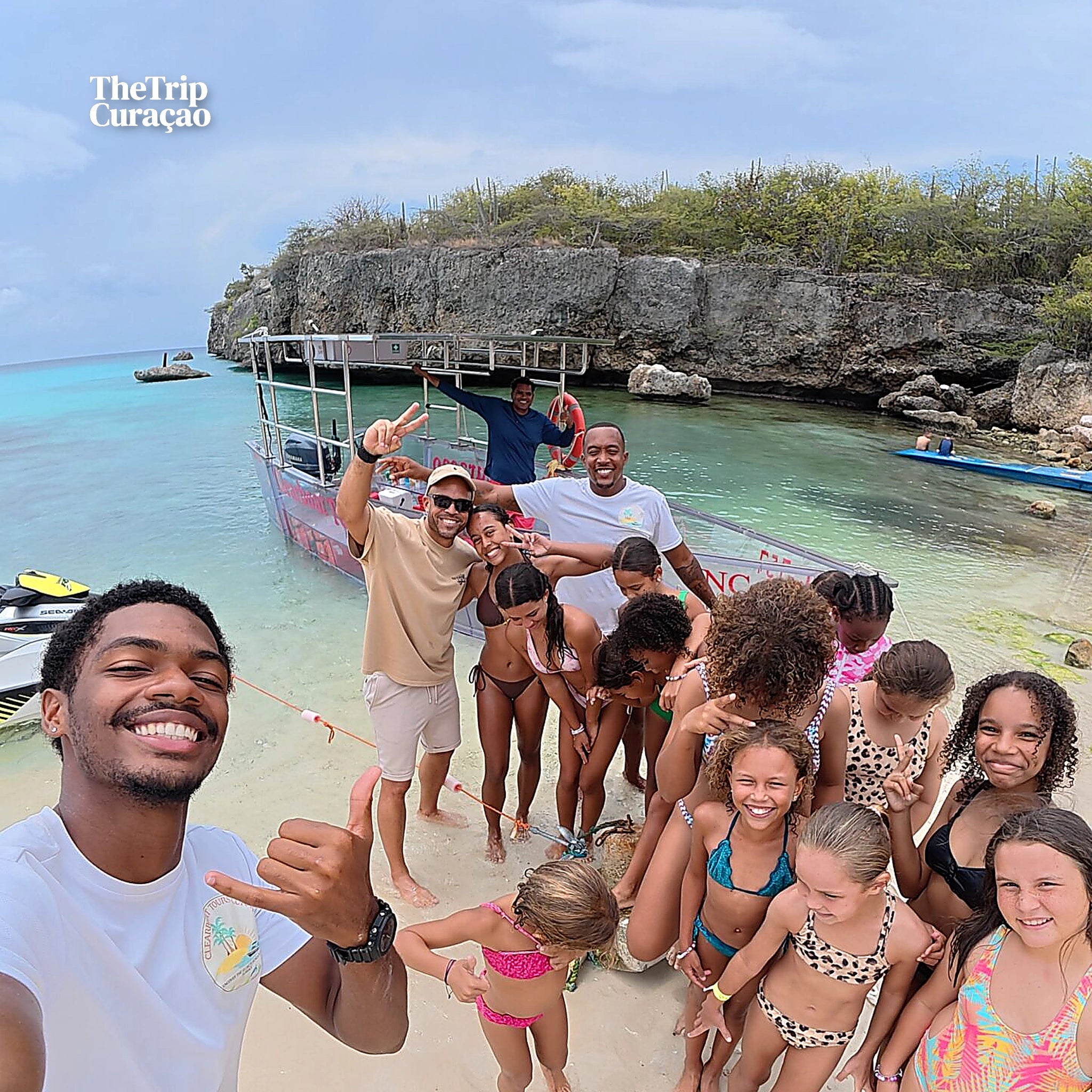 Morning Escape Clear Boat Tour Curaçao