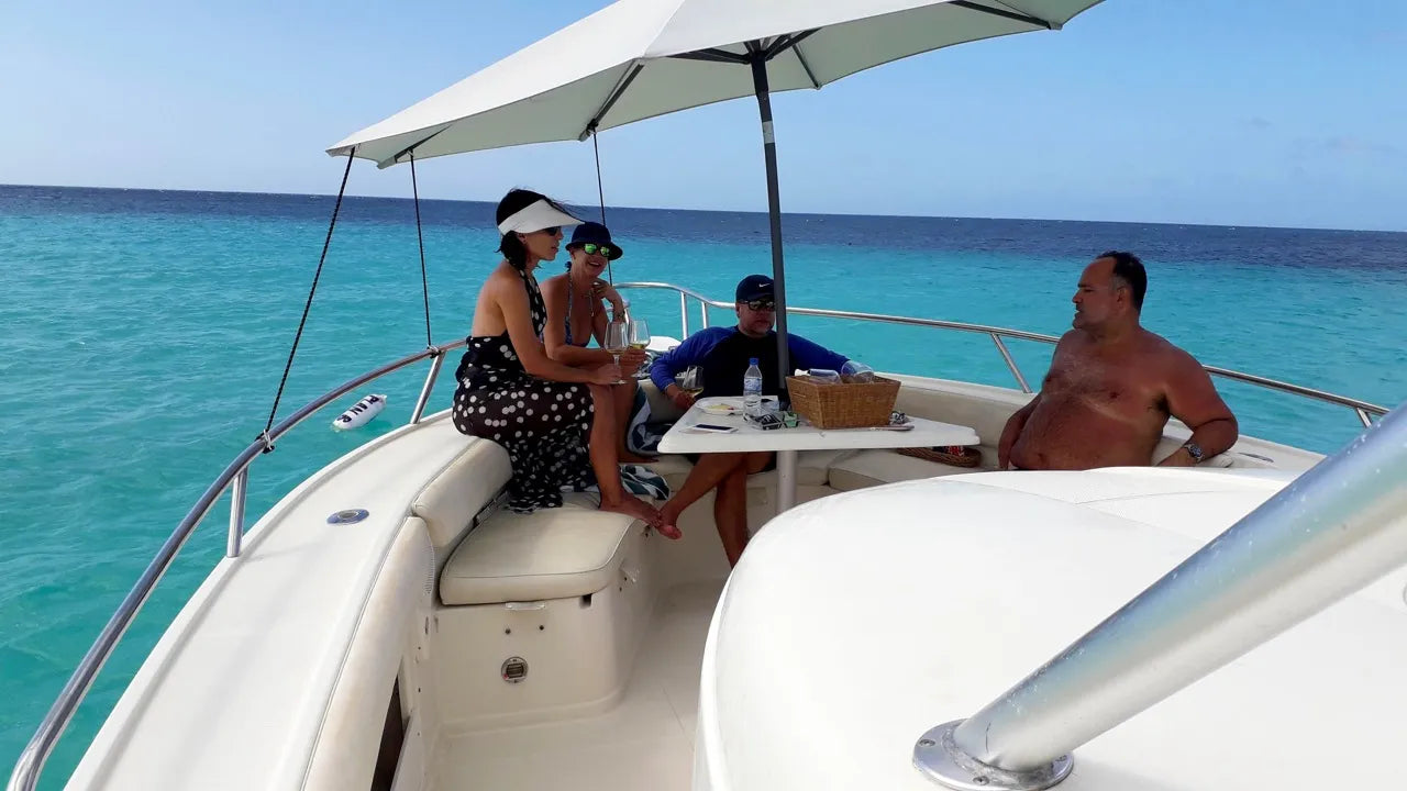 Klein Curacao with a 36’ sportfisher