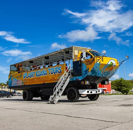 Splashy Amphibious Bus Tour in Curaçao