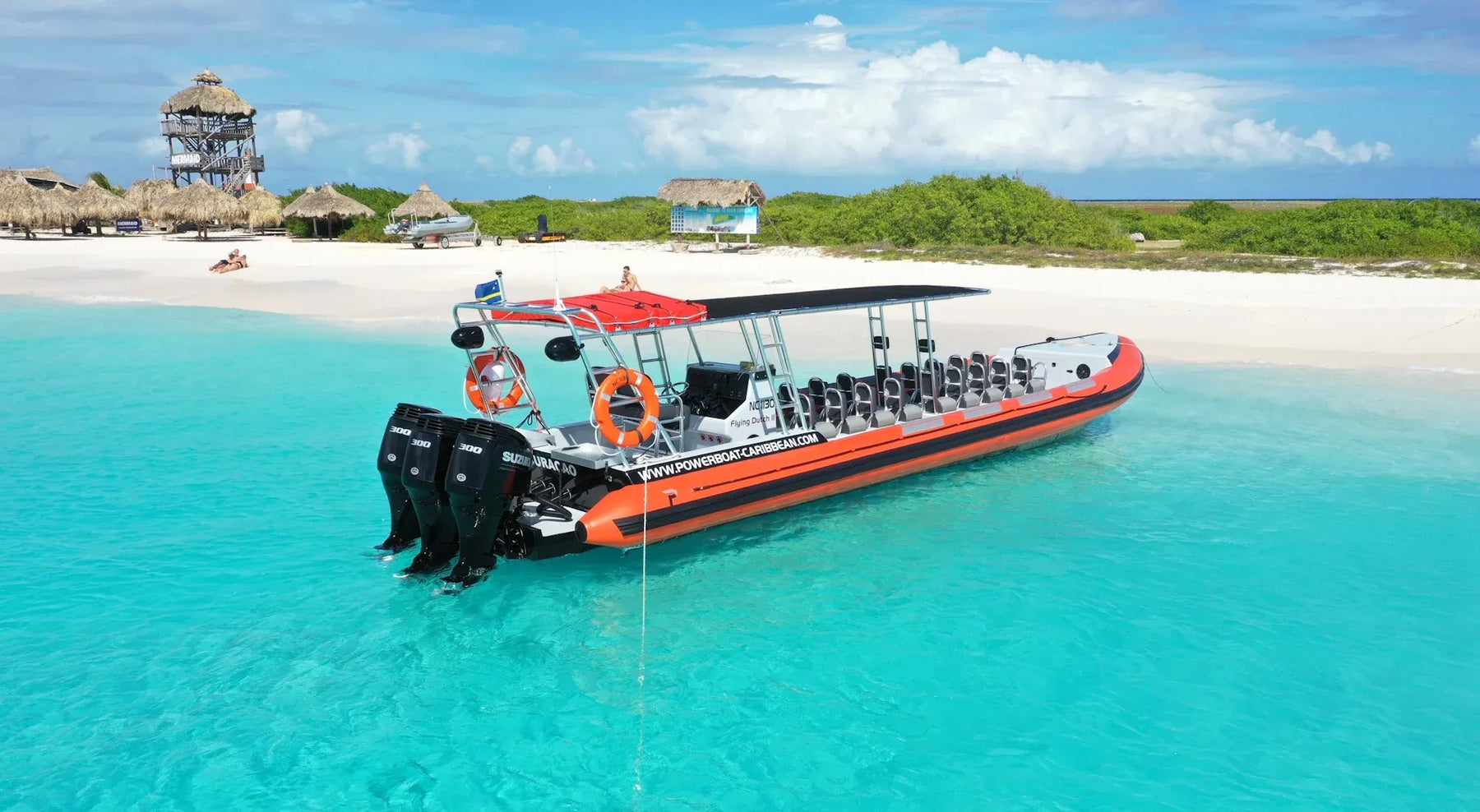 Klein Curaçao powerboat caribbean