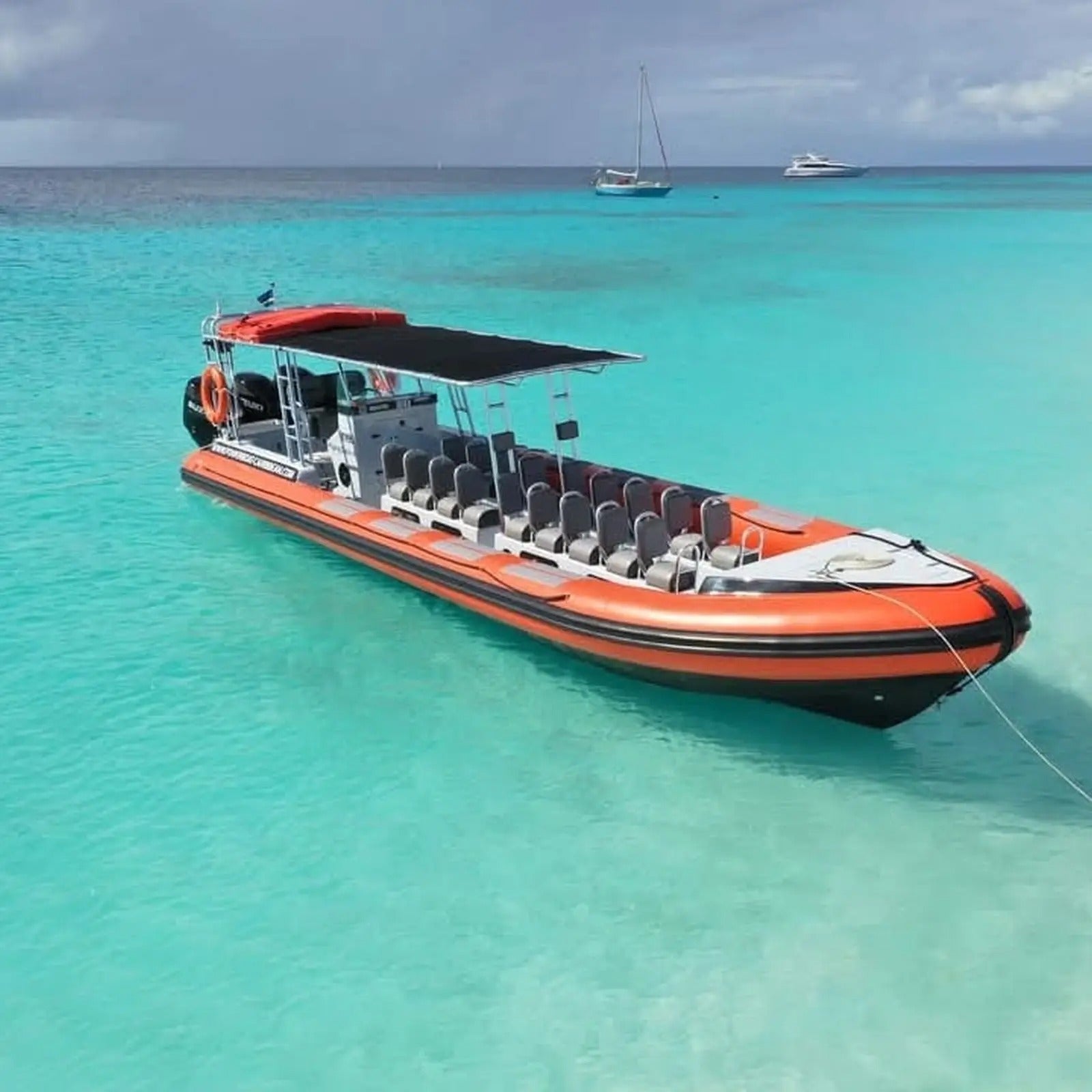 Klein Curaçao powerboat caribbean