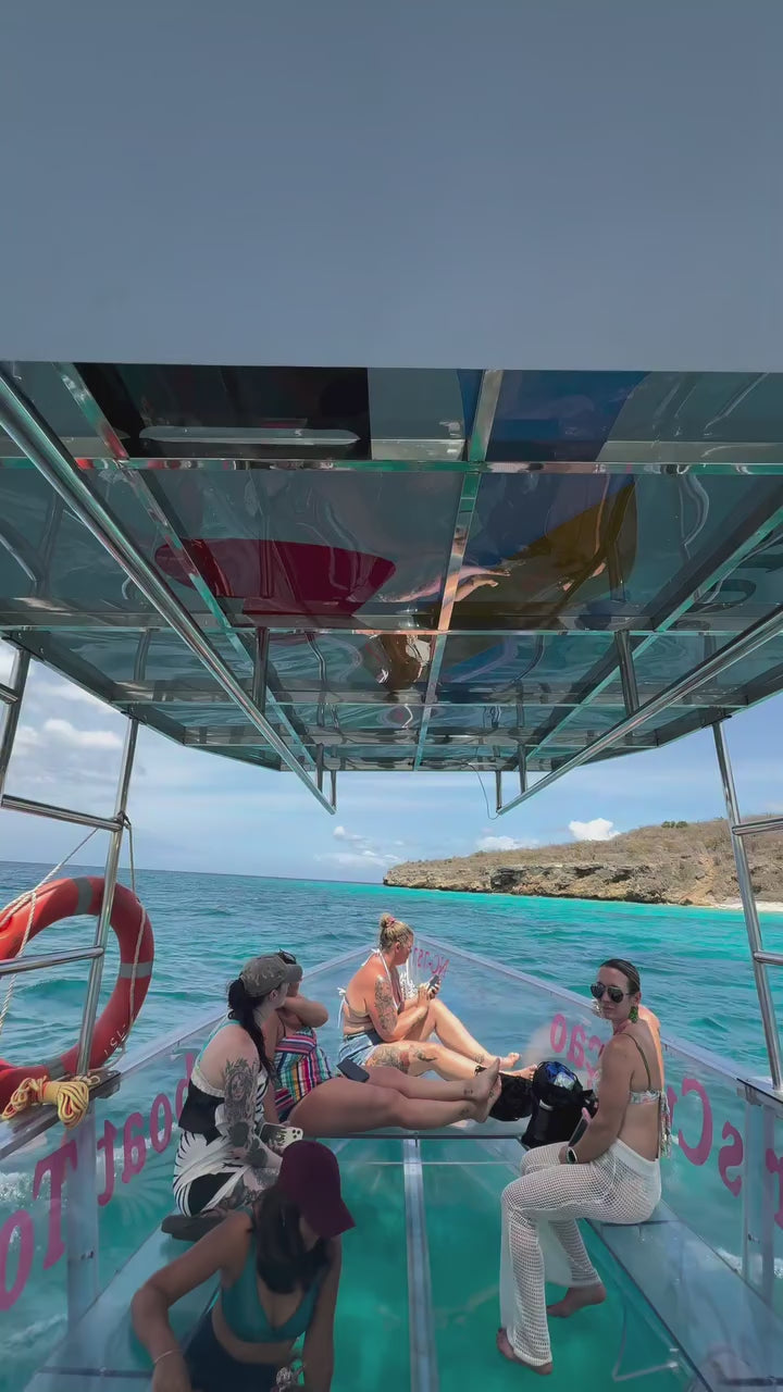 Morning Escape Clear Boat Tour Curaçao