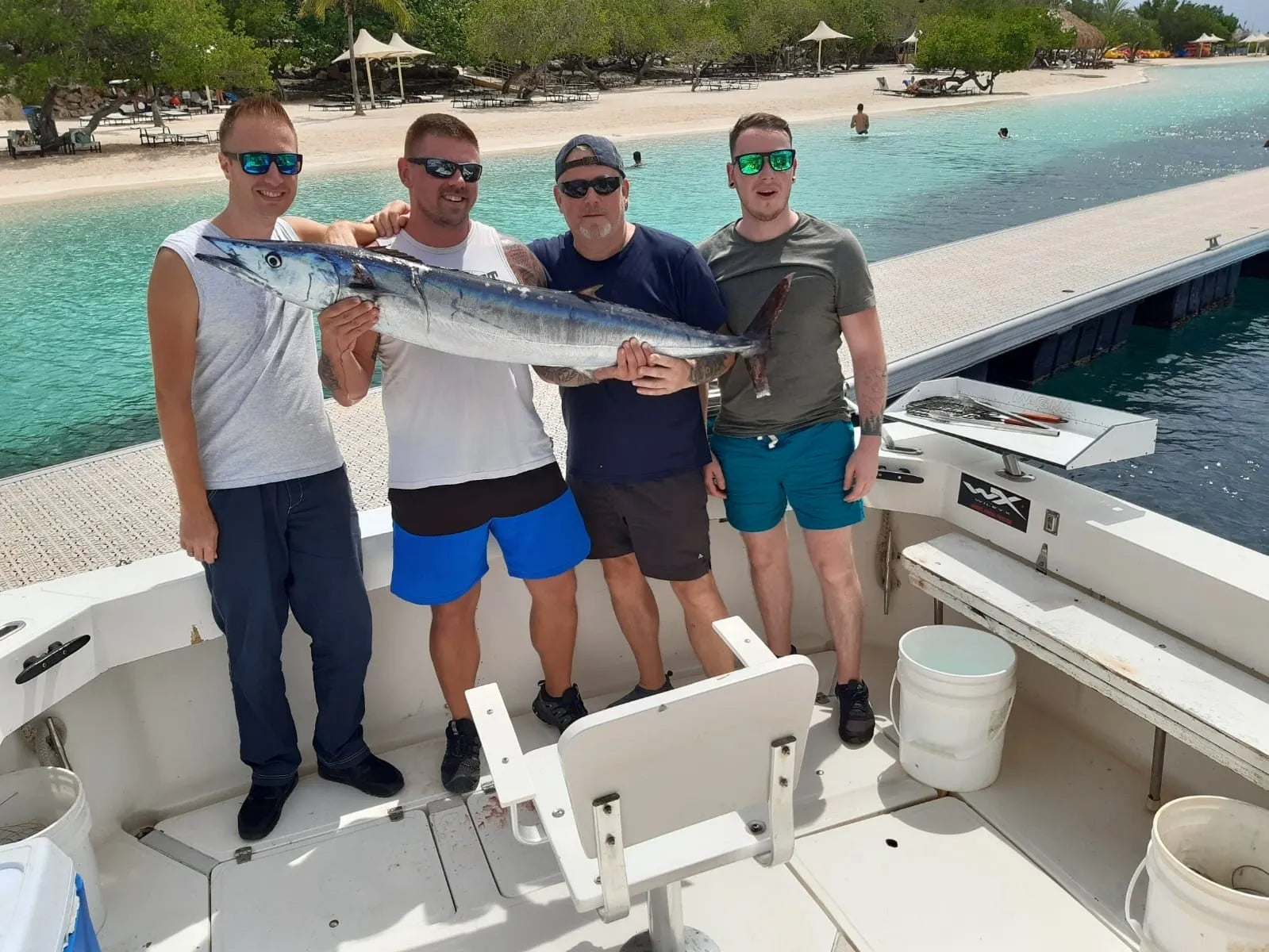 4 hours fishing 38ft Luhrs Offshore fishermens yacht
